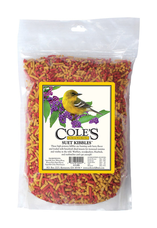 Cole's Suet Kibbles Assorted Species Vitamins and Minerals Wild Bird Food 2.2 lb