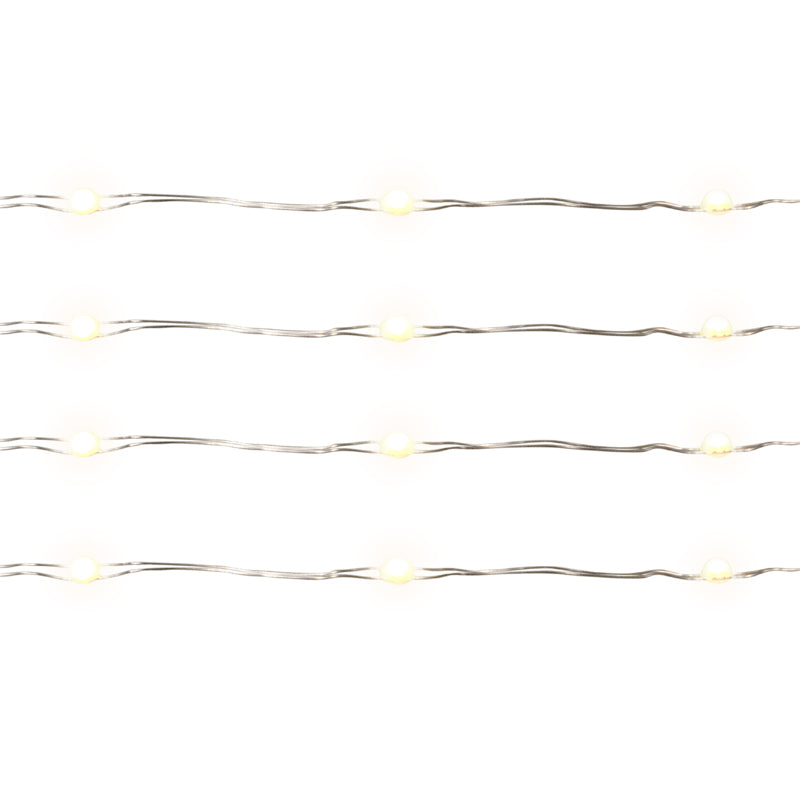 Living Accents LED Big Seed Light Set Warm White 16.5 ft. 100 lights