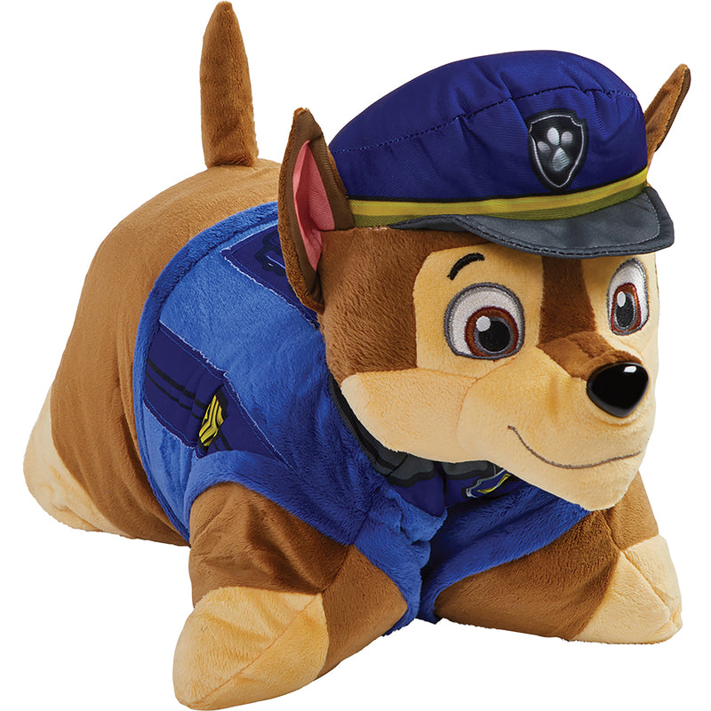 My Pillow Pets Paw Patrol Chase Plush Toy Polyester Blue/Brown 1 pc