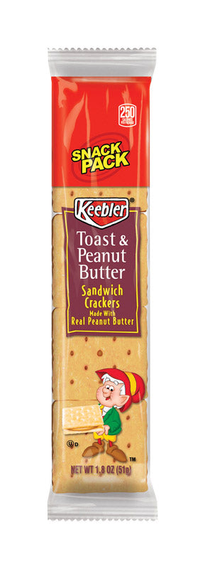 Keebler Toast and Peanut Butter Crackers 1.8 oz Pouch