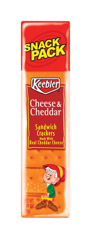 Keebler Cheese and Cheddar Crackers 1.8 oz Pouch