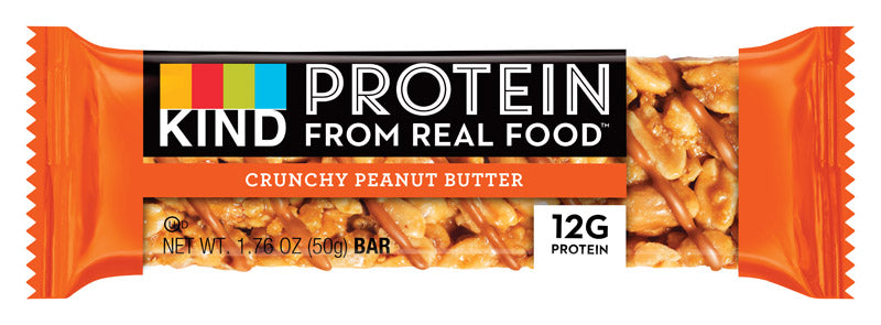 KIND Crunchy Peanut Butter Protein Bar 1.76 oz Packet