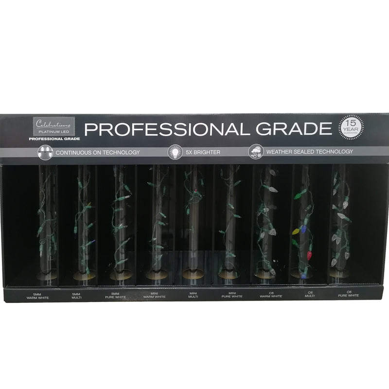 17 in. H X 48 in. W X 6 in. D Multicolor Cardboard A Display