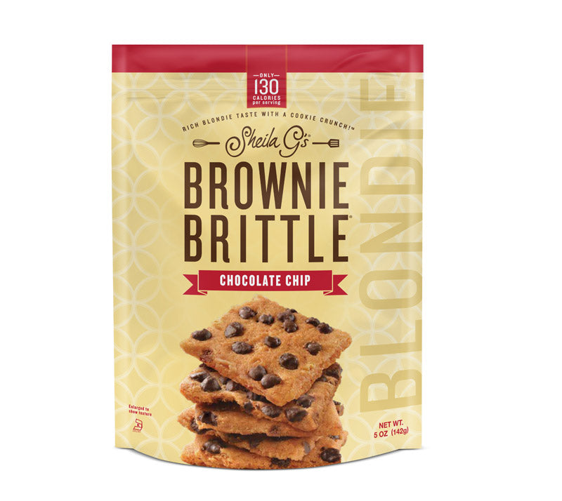 Sheila Gs Blondie Chocolate Chip Brownie Brittle 5 oz Bagged