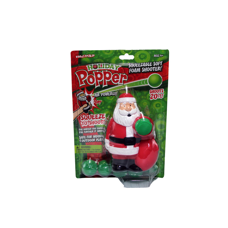 Hog Wild Santa Popper Toy Foam Multicolored 7 pc