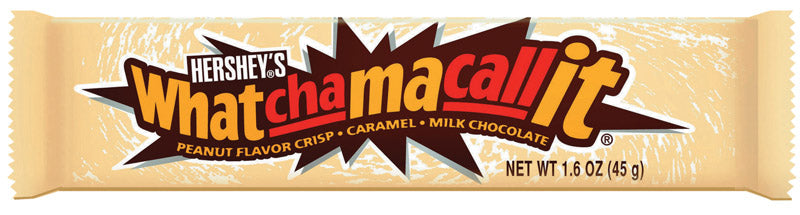 Hershey's Whatchamacallit Peanut, Caramel, Milk Chocolate Candy Bar 1.6 oz