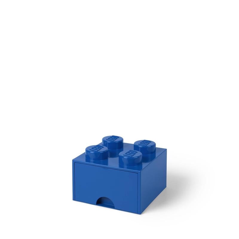 Lego Storage Brick Drawer Plastic Blue 2 pc