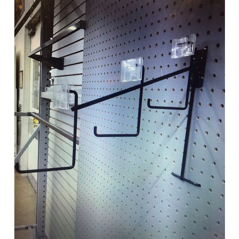 Black Metal Waterfall Hook 2 pk