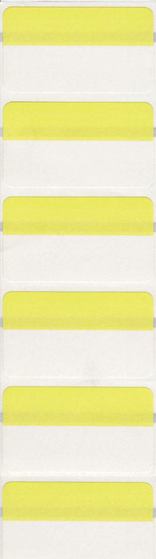 RF Printer Adhesive Backed Yellow Bin Tag Labels - Roll 0 each