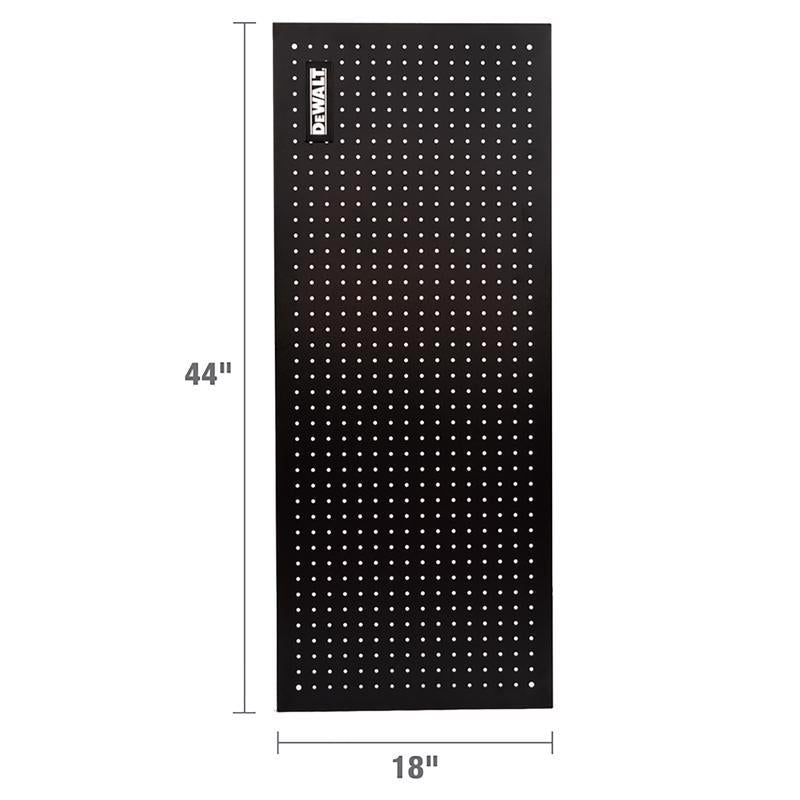 18 in. W X 1 in. D Black Steel Pegboard