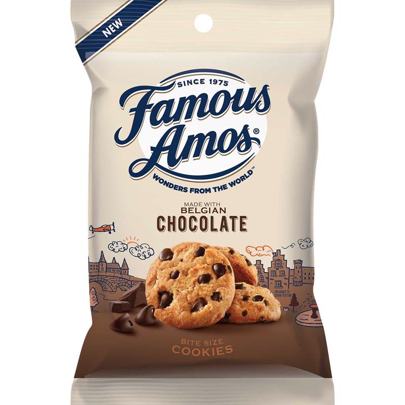 Famous Amos Belgian Chocolate Cookies 2 oz Pegged