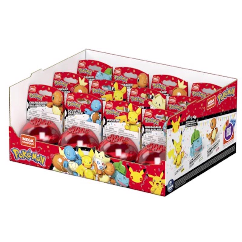 Mega Construx Pokemon Poke Ball Plastic Assorted 16 pc