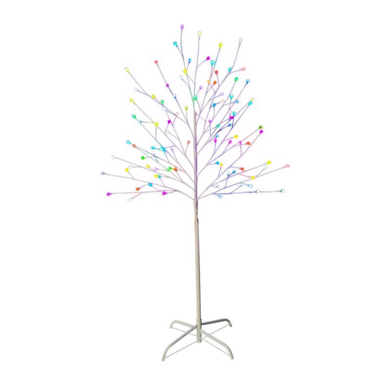 Celebrations LED White Stick Tree 60 in. Yard Decor