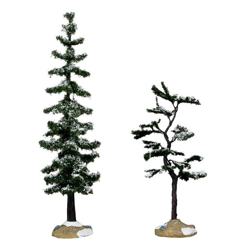 Lemax Brown/Green Outdoor Trees Village Accessories 9 in.