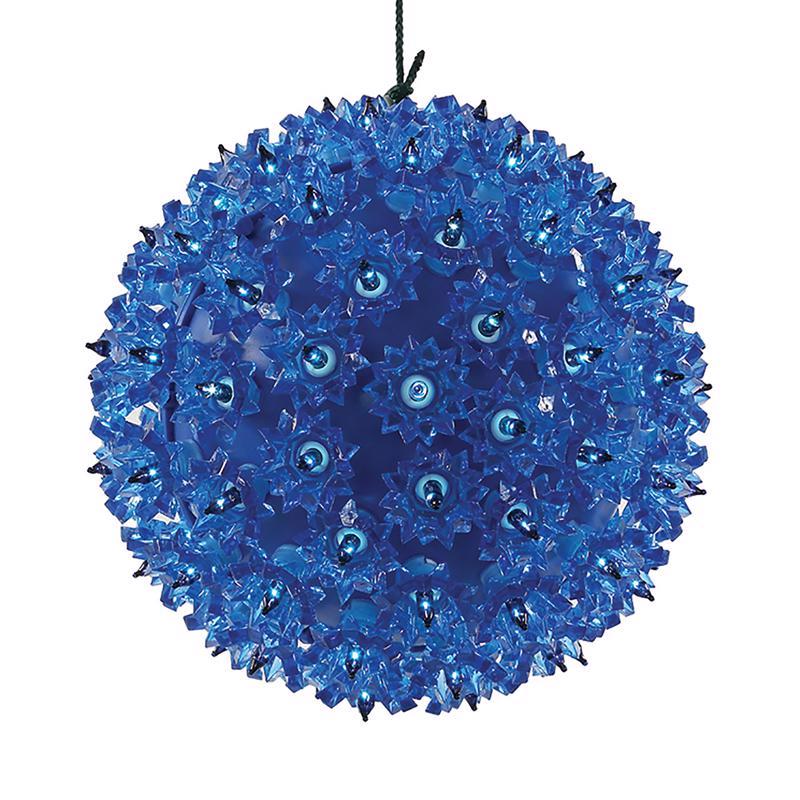 Celebrations LED Blue Starlight Sphere 7.5 in. Hanging Decor