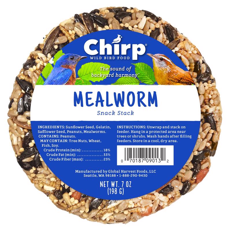 Chirp Wild Bird Mealworm Wild Bird Food 7 oz