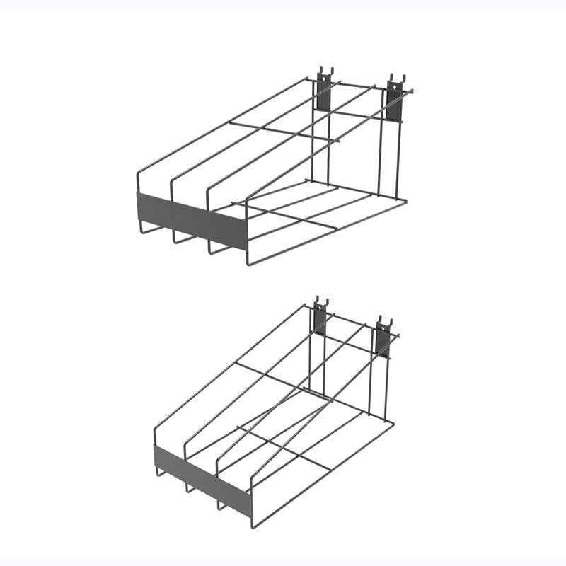 8 in. H X 8 in. W X 17 in. D Black Metal Screen Repair Display