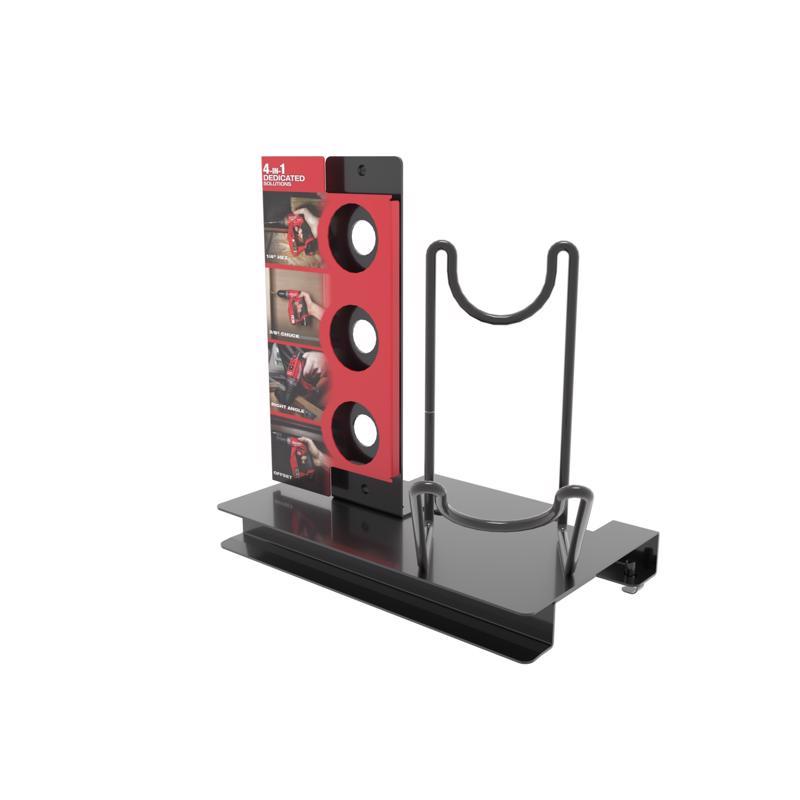 11 in. H X 10 in. W X 7 in. D Black Metal Milwaukee Installation Driver Display