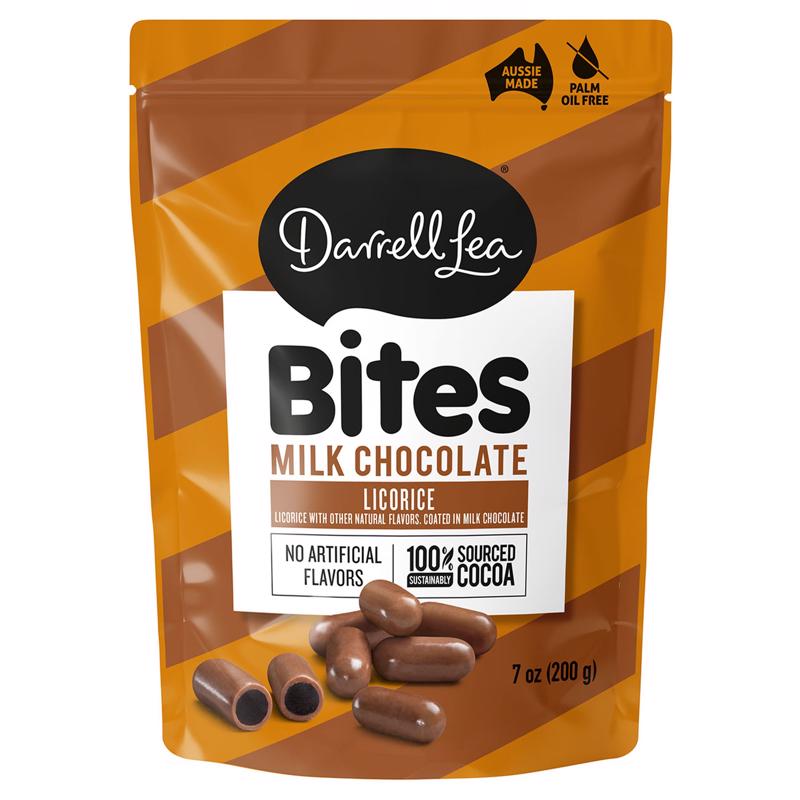 Darrell Lea Bites Licorice/Milk Chocolate Candies 7 oz