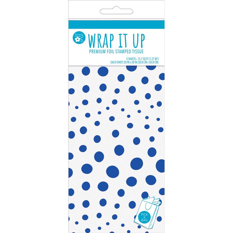 Paper Images Blue Fuchsia Tissue Paper