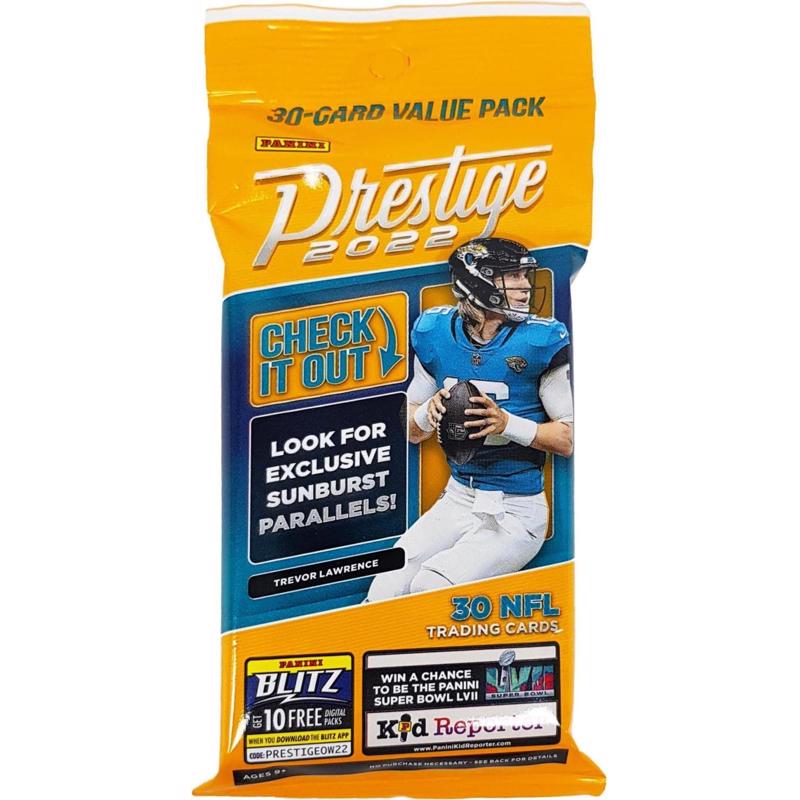 Panini Prestige Football Trading Cards Assorted 30 pc