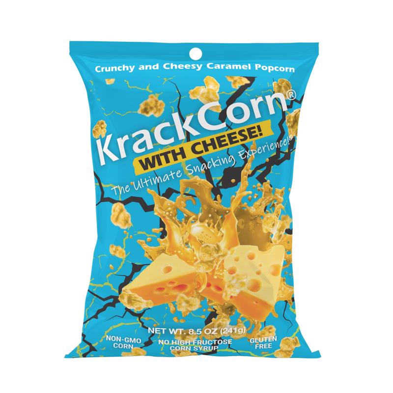 KrackCorn Cheese Popcorn 8.5 oz Bagged