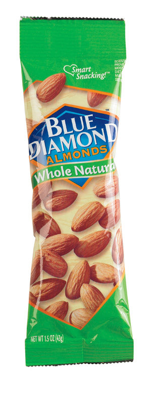 Blue Diamond Whole Natural Almonds 1.5 oz Bagged