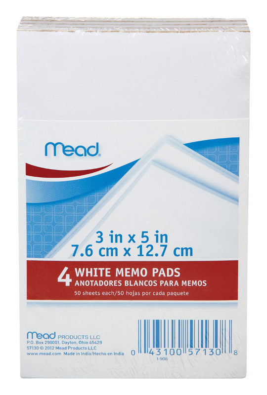 Mead 3 in. W X 5 in. L Memo Pad 50 ct
