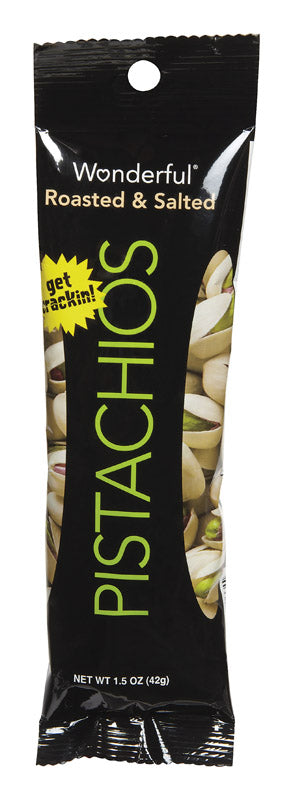 Wonderful Roasted and Salted Pistachios 1.5 oz Pegged