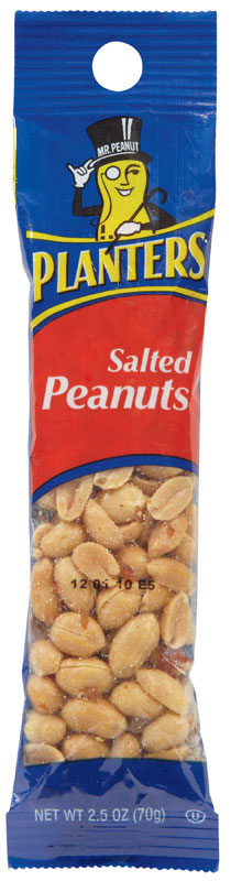 Planters Salted Peanuts 2.5 oz Pegged