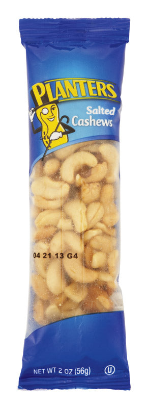 Planters Salted Cashews 2 oz Tube bag