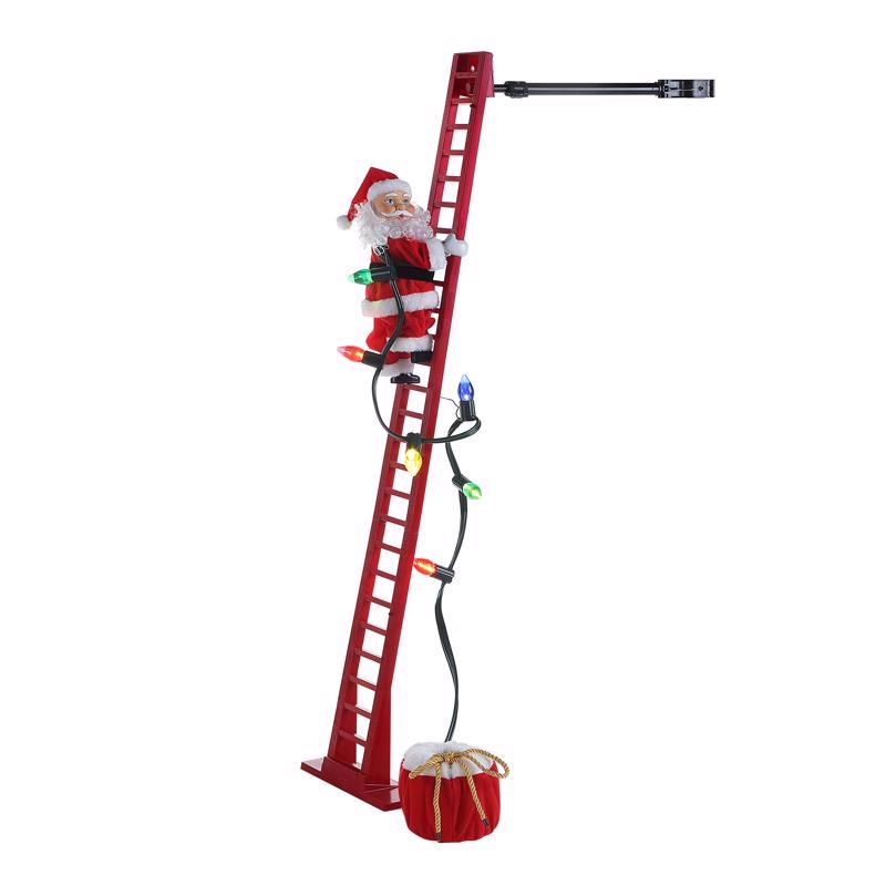 Mr. Christmas LED Super Climbing Santa Animated Decor 40 in.