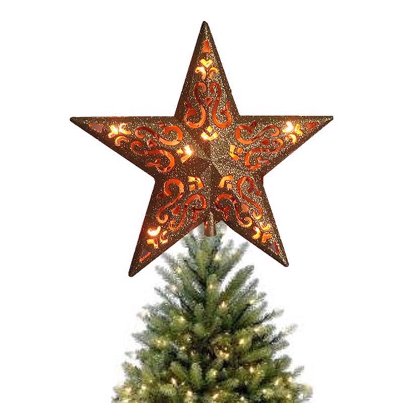 Celebrations Assorted Glitter Star Tree Topper