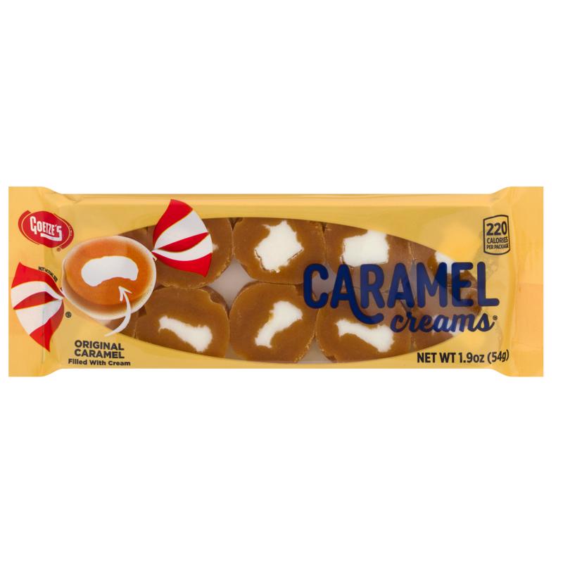 Goetze's Candy Caramel Creams Original Caramels 1.9 oz