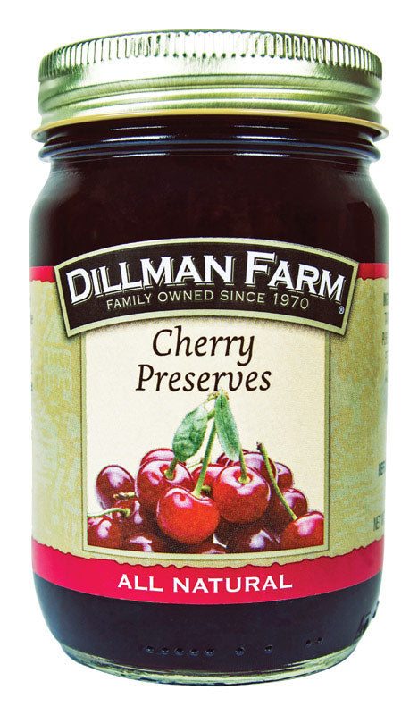 Dillman Farm All Natural Cherry Preserves 16 oz Jar