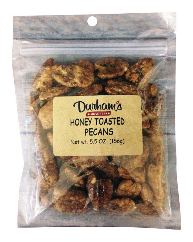 Durhams Honey Toasted Pecans 5.5 oz Bagged