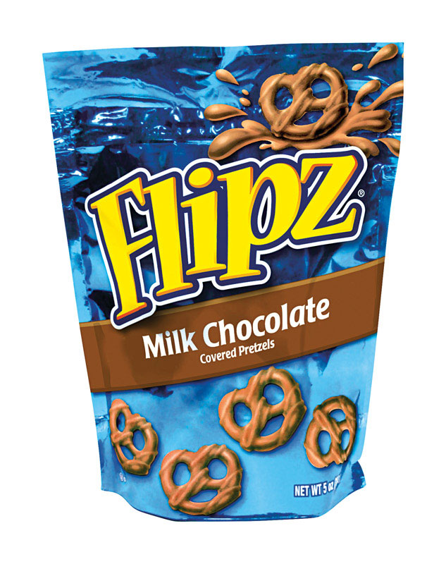 Flipz Milk Chocolate Covered Pretzels 5 oz