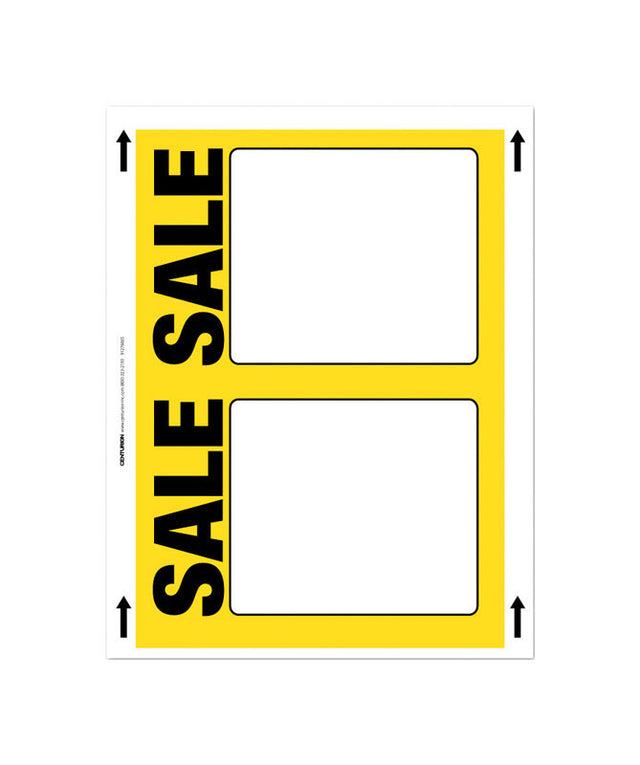 11 in. H X 8.5 in. W Automotive/Sporting Goods Sign 100 Cardstock