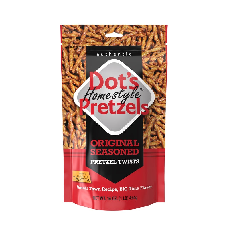 Dots Homestyle Original Pretzels 16 oz Bagged