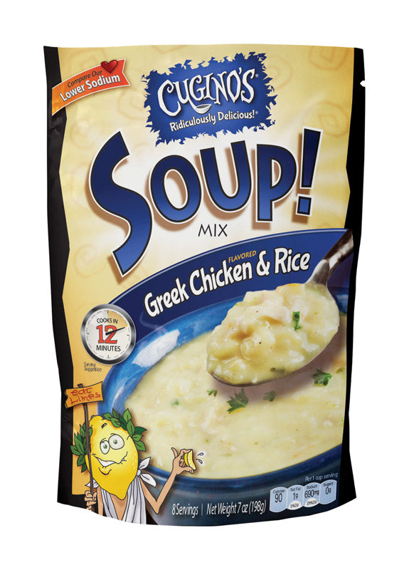 Cugino's Greek Chicken and Rice Dry Soup Mix 7 oz Pouch