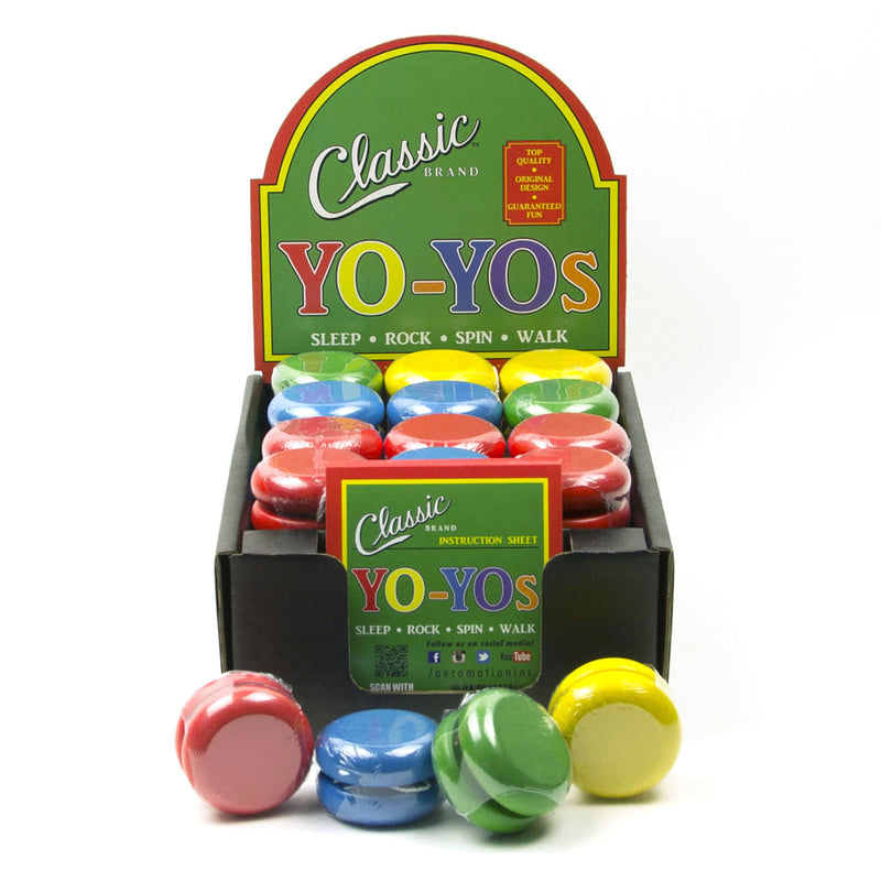 Aero-Motion Yo-Yo Wood Assorted 1 pc