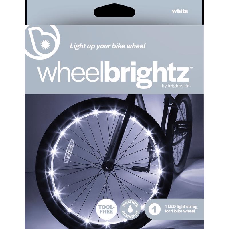 Brightz Wheel Brightz White LED Bike Accessory ABS Plastics 1 pk