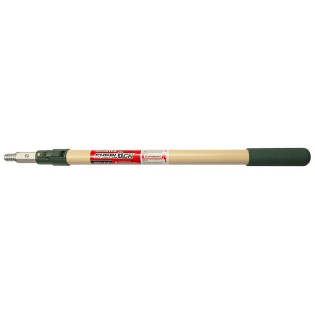 Wooster Sherlock Telescoping 2-4 ft. L X 1.5 in. D Aluminum/Fiberglass Extension Pole Beige/Green