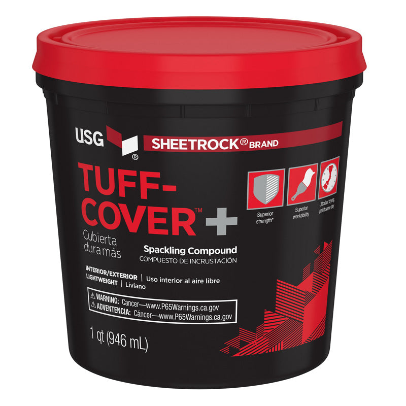 USG Tuff-Cover + Ready to Use White Spackling Compound 1 qt