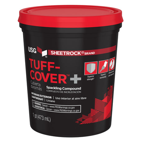 USG Tuff-Cover + Ready to Use White Spackling Compound 1 pt