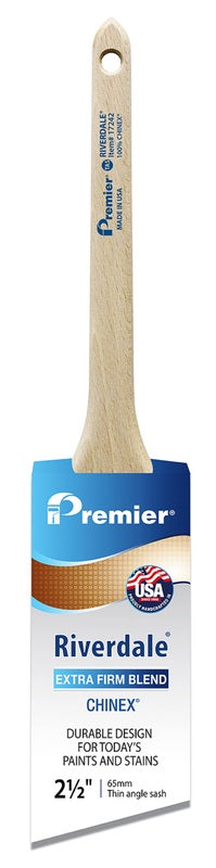 Premier Riverdale 2-1/2 in. Extra Stiff Thin Angle Sash Paint Brush