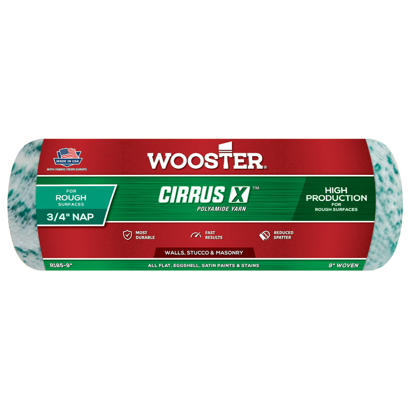 Wooster Cirrus X Yarn 9 in. W X 3/4 in. Paint Roller Cover 1 pk