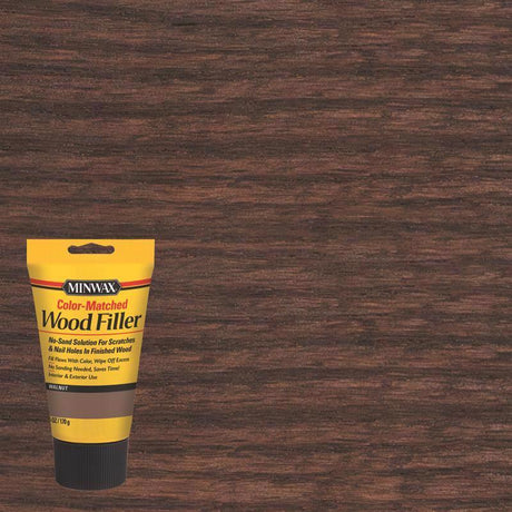 Minwax Color-Matched Walnut Wood Filler 6 oz