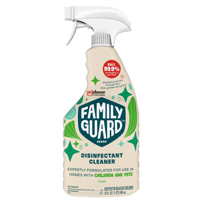 Family Guard Fresh Scent Disinfectant Cleaner 32 oz 1 pk