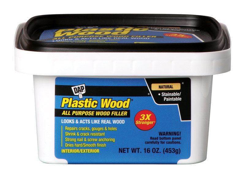 DAP Plastic Wood Natural Wood Filler 16 oz